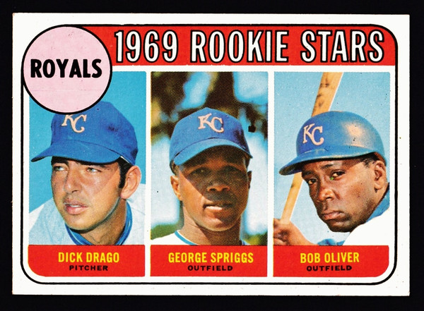 1969 Topps #662 Royals Rookie Stars EX+