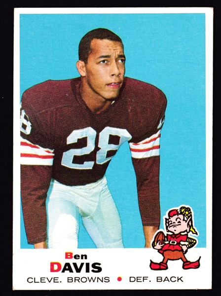 1969 Topps #187 Ben Davis RC EX-