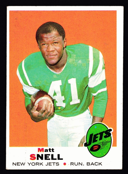 1969 Topps #193 Matt Snell VGEX