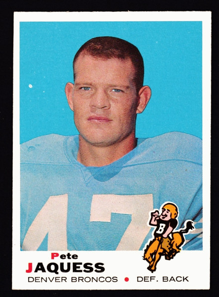 1969 Topps #261 Pete Jaquess RC EX+