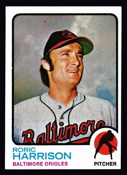 1973 Topps #229 Roric Harrison EX