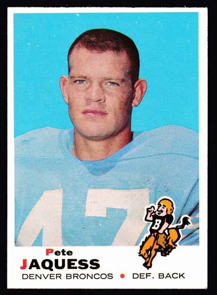 1969 Topps #261 Pete Jaquess RC EX-