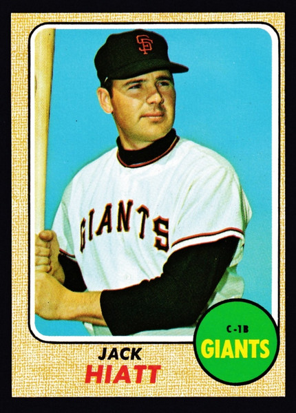 1968 Topps #419 Jack Hiatt EX+