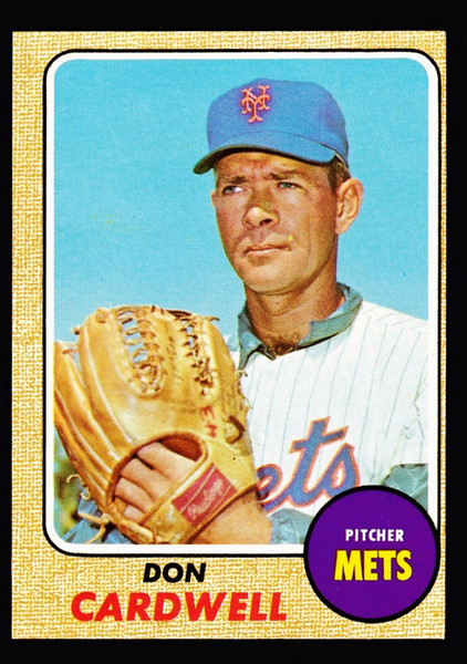 1968 Topps #437 Don Cardwell EX