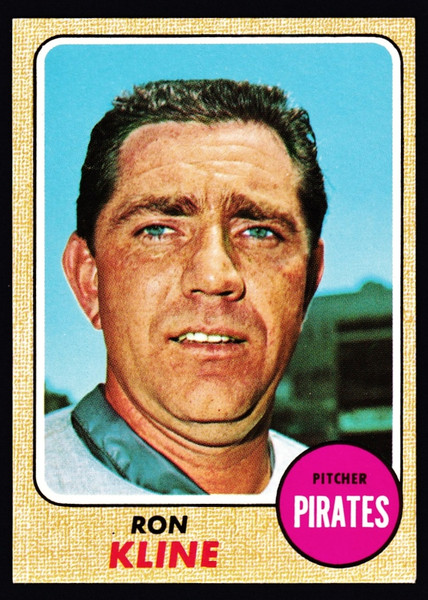 1968 Topps #446 Ron Kline EX