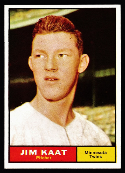 1961 Topps #063 Jim Kaat NMMT