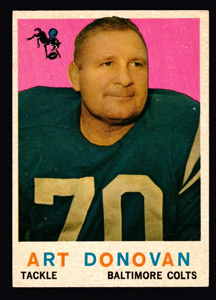 1959 Topps #086 Art Donovan EX+