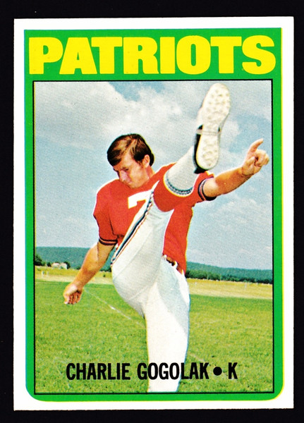 1972 Topps #044 Charlie Gogolak NM