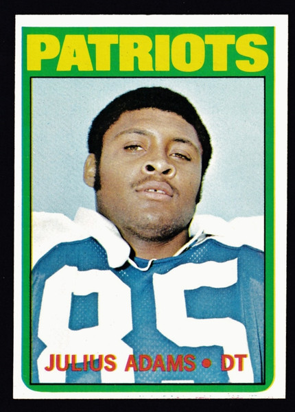 1972 Topps #097 Julius Adams RC EXMT