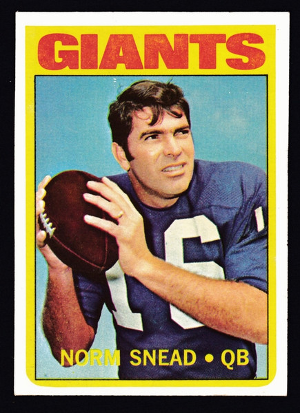 1972 Topps #118 Norm Snead EX