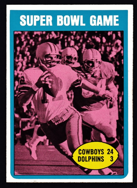 1972 Topps #139 Super Bowl Game NM Staubach