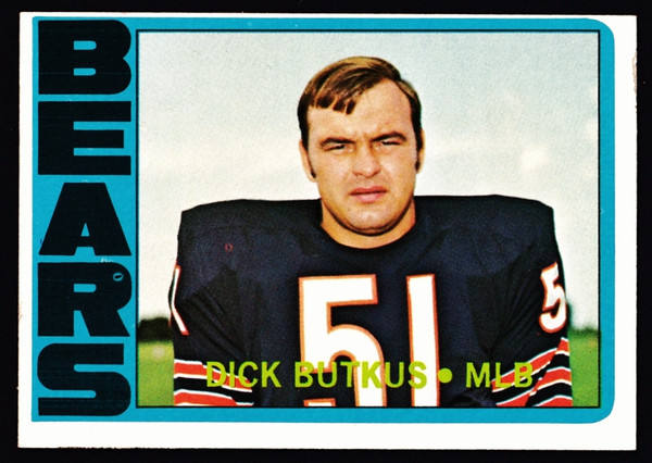 1972 Topps #170 Dick Butkus VGEX