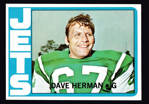 1972 Topps #182 Dave Herman NM