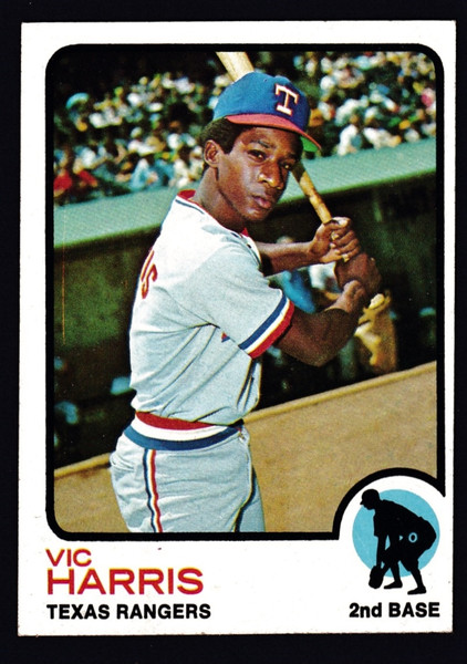 1973 Topps #594 Vic Harris RC EX