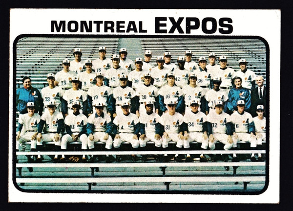1973 Topps #576 Montreal Expos Team VGEX