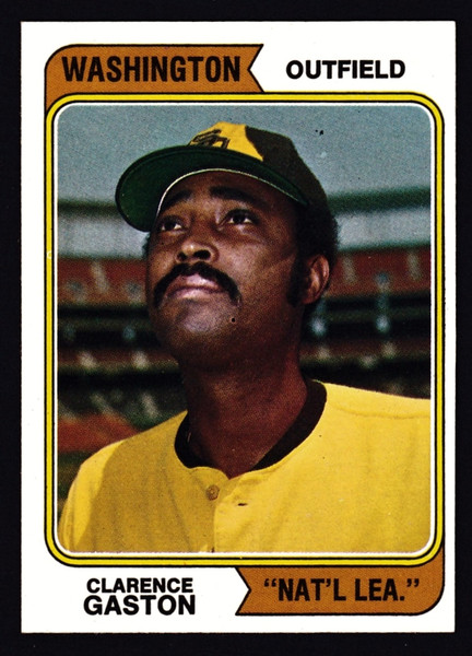 1974 Topps #364 Clarence Gaston Washington EXMT+