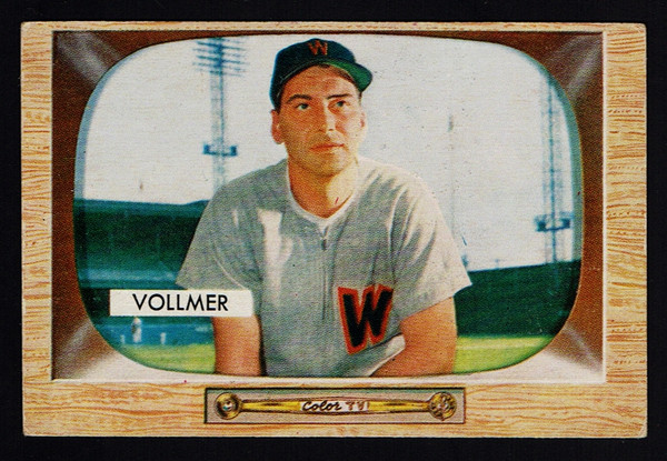 1955 Bowman #013 Clyde Vollmer VG