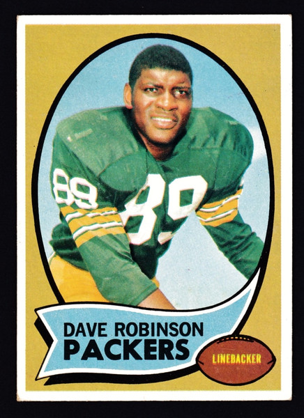 1970 Topps #102 Dave Robinson EX-