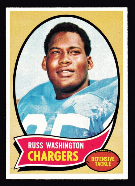 1970 Topps #206 Russ Washington RC EXMT