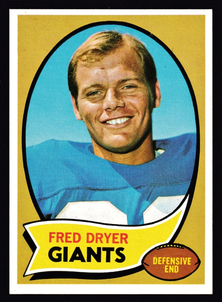 1970 Topps #247 Fred Dryer RC NMMT