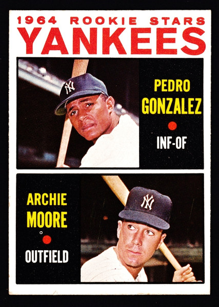 1964 Topps #581 Yankees Rookie Stars EX-