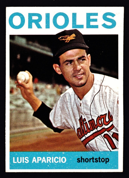 1964 Topps #540 Luis Aparicio Miscut