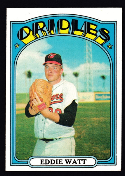 1972 Topps #128 Eddie Watt EX+