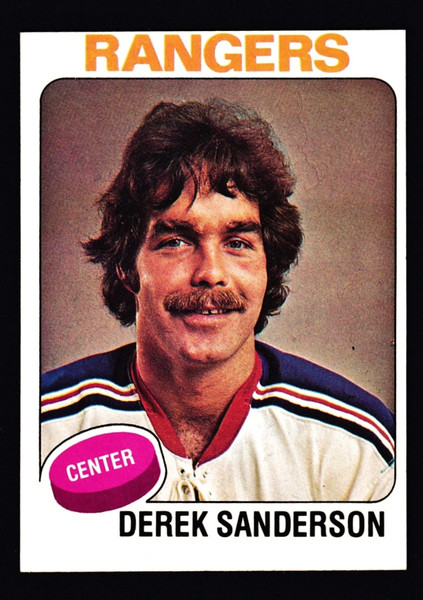 1975 Topps #073 Derek Sanderson EX