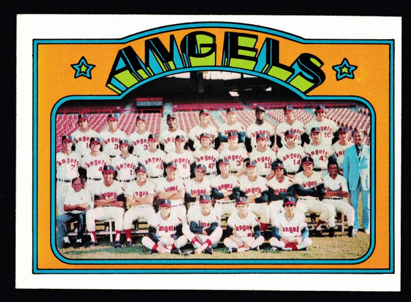 1972 Topps #071 California Angels Team EX-