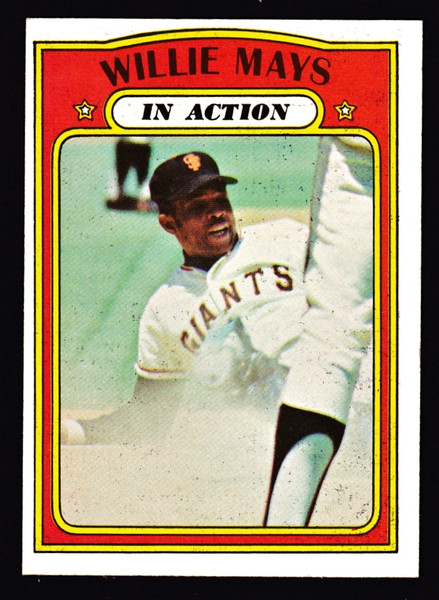 1972 Topps #050 Willie Mays IA EX+