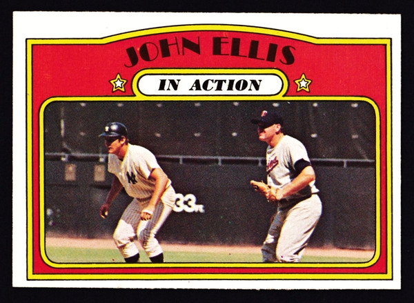 1972 Topps #048 John Ellis IA EXMT+