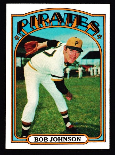 1972 Topps #027 Bob Johnson EX