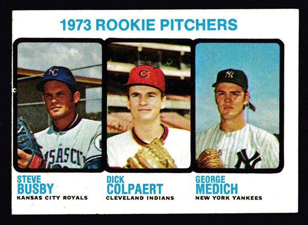 1973 Topps #608 Rookie Pitchers Medich VG+
