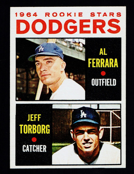 1964 Topps #337 Dodgers Rookies Torborg EX+