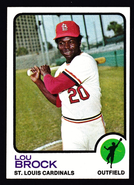 1973 Topps #320 Lou Brock EXMT