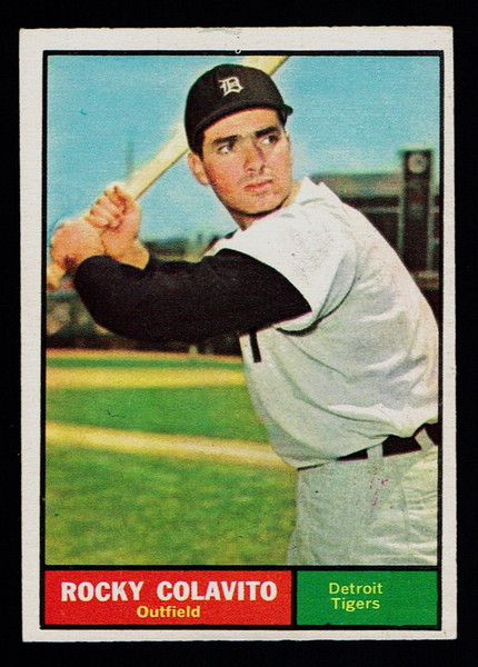 1961 Topps #330 Rocky Colavito EX