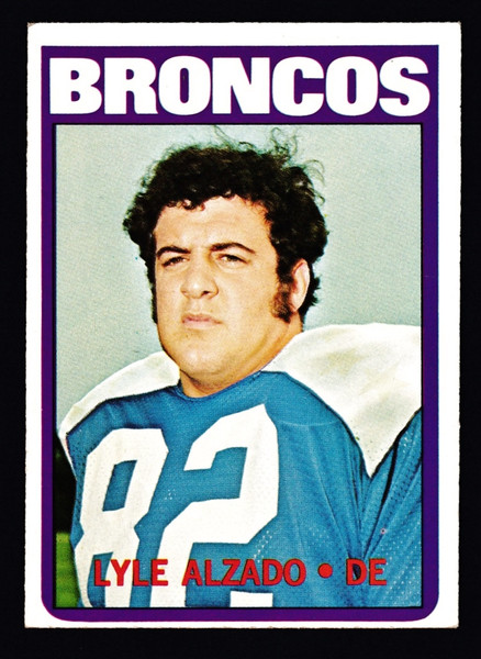 1972 Topps #106 Lyle Alzado RC VGEX