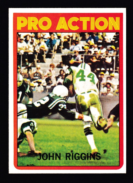 1972 Topps #126 John Riggins IA EX