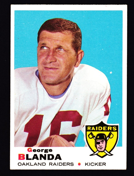 1969 Topps #232 George Blanda VG+