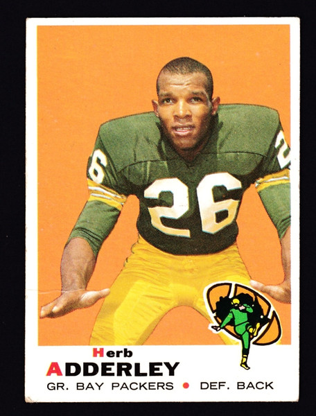 1969 Topps #255 Herb Adderley GD