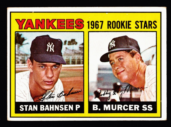 1967 Topps #093 Yankees Rookie Stars GD