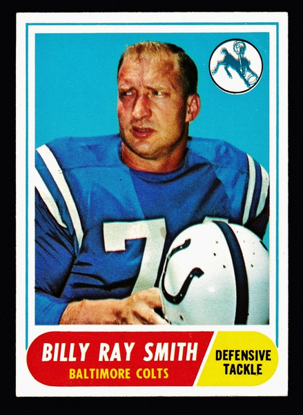 1968 Topps #022 Billy Ray Smith VG