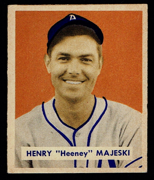 1949 Bowman #127 Henry "Heeney" Majeski SNB VGEX