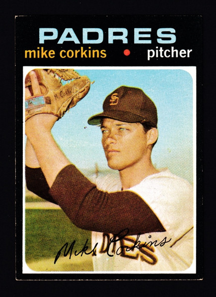 1971 Topps #179 Mike Corkins EX+