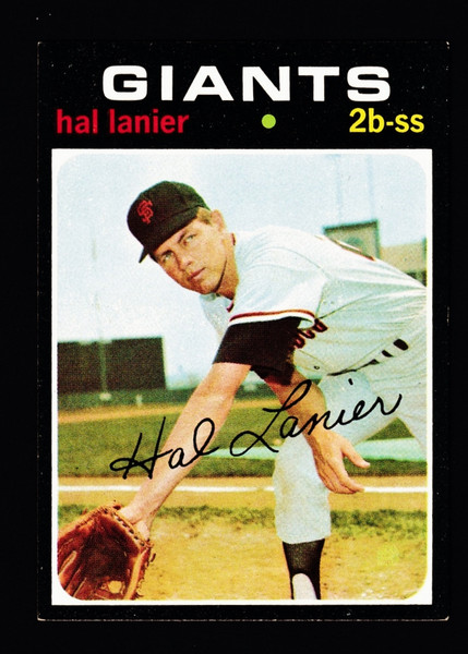 1971 Topps #181 Hal Lanier EX