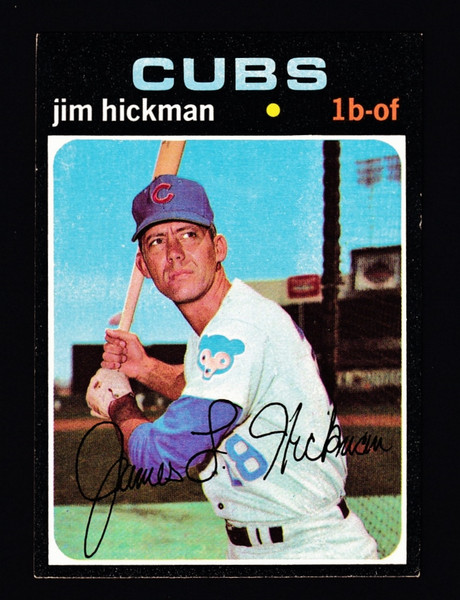 1971 Topps #175 Jim Hickman EX+