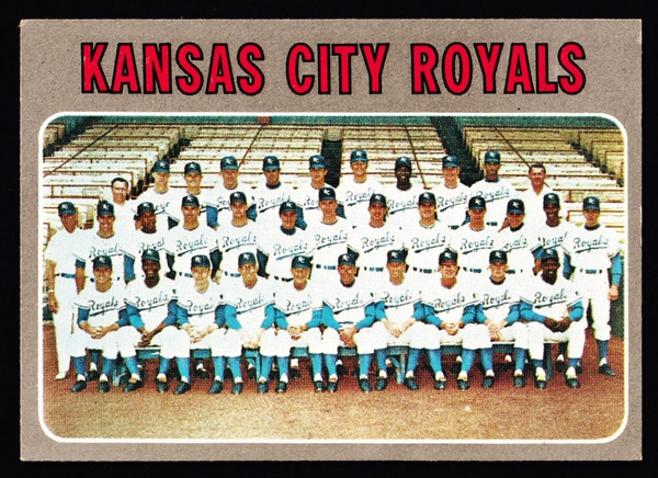 1970 Topps #422 Kansas City Royals Team EX+