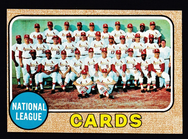 1968 Topps #497 St. Louis Cardinals Team EX-