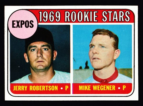 1969 Topps #284 Expos Rookie Stars EX+