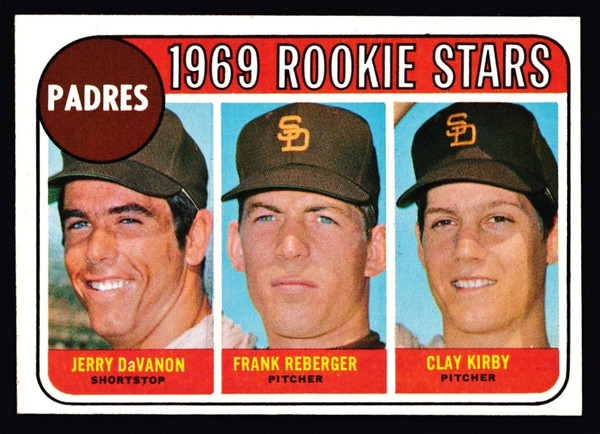 1969 Topps #637 Padres Rookies EX+